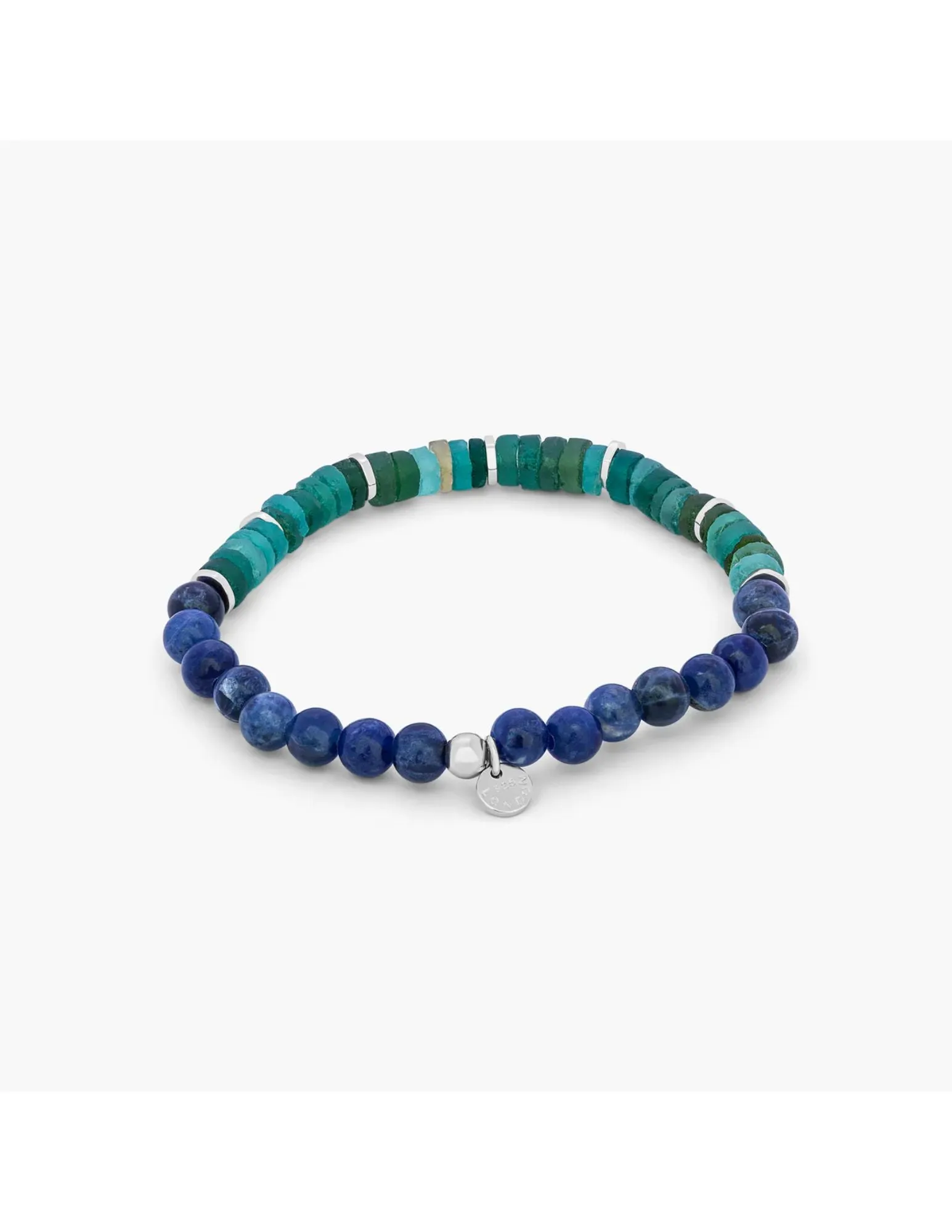 Oceana Bracelet | Sodalite & Roman Glass Beads