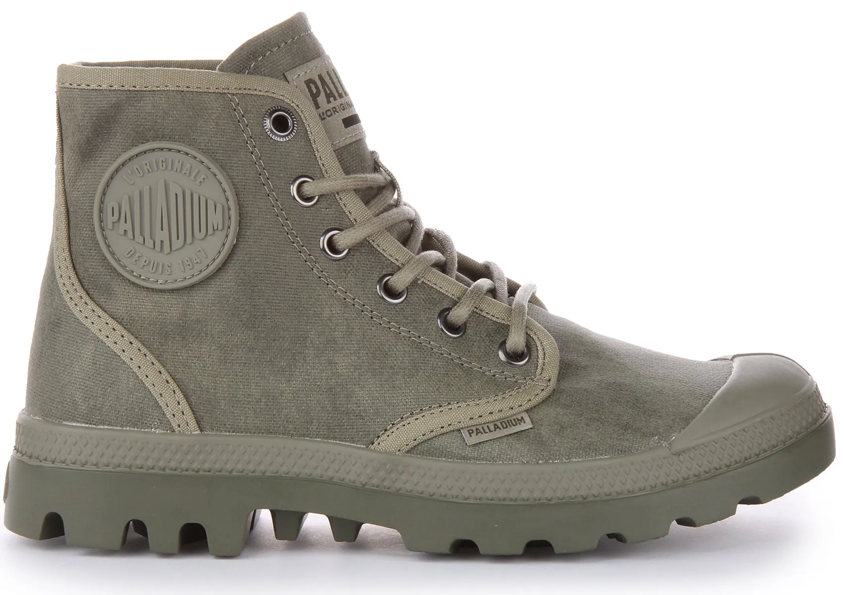 Palladium Pampa Hi Wax In Grey