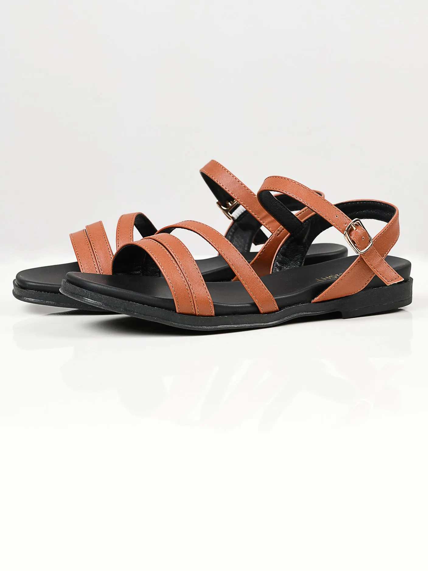 Plain Sandals - Brown