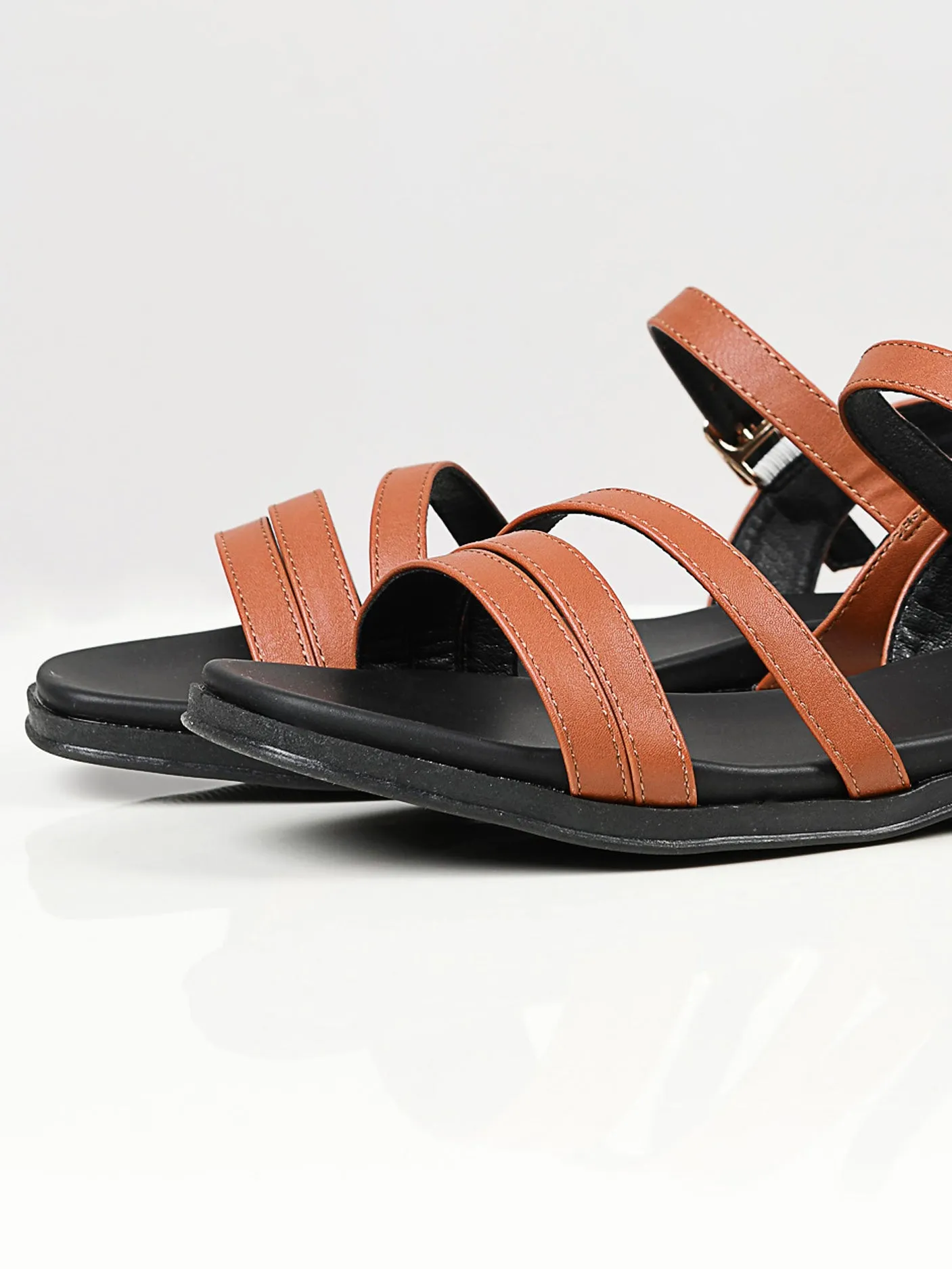 Plain Sandals - Brown