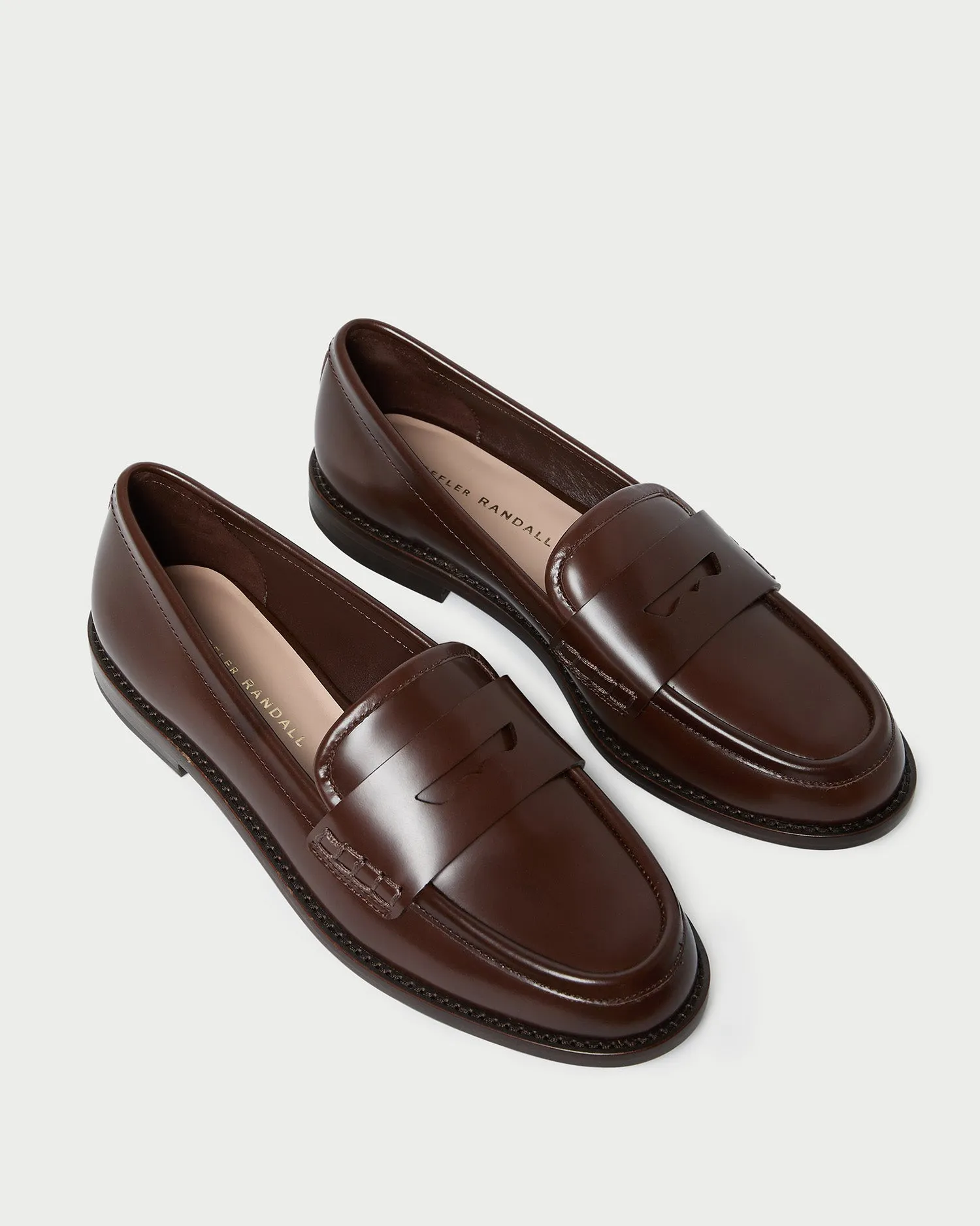 Rachel Espresso Leather Loafer