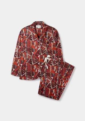 Red Krasner Pyjamas - Made with Liberty Fabric