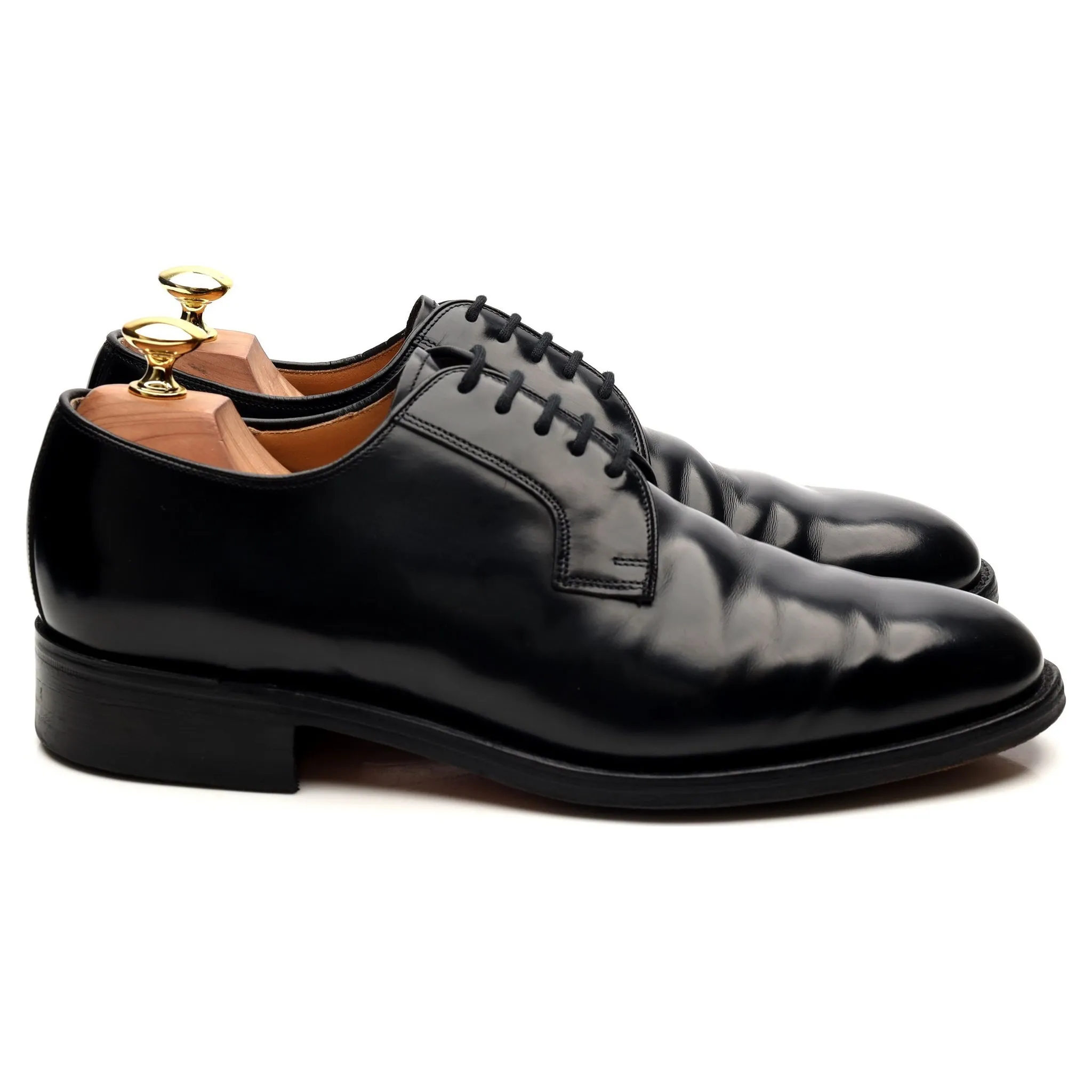 'Selwyn' Black Leather Derby UK 8 F