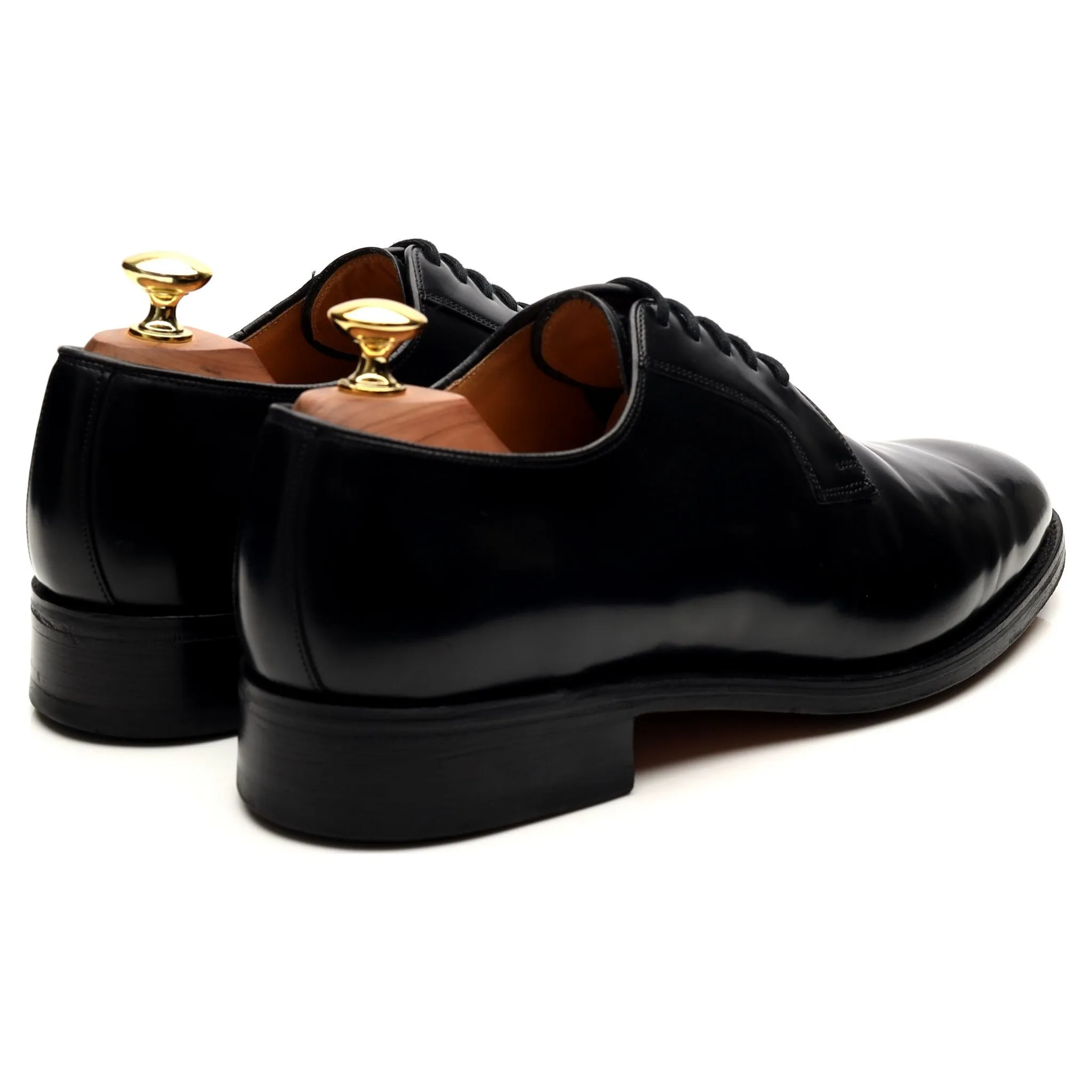 'Selwyn' Black Leather Derby UK 8 F