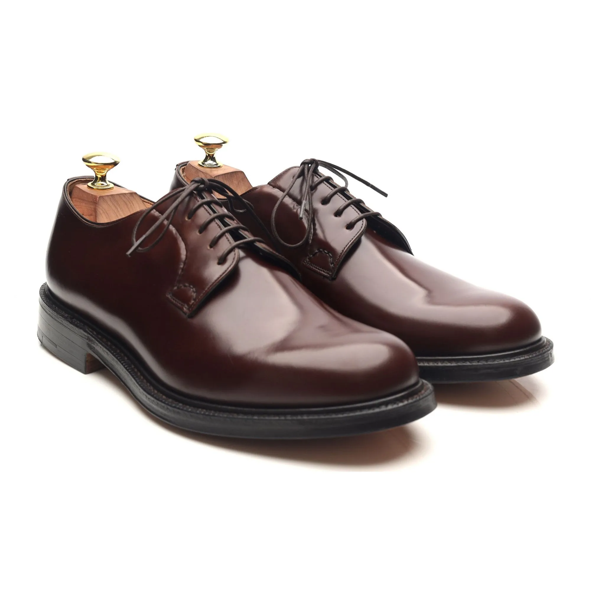 'Shannon' Brown Leather Derby UK 8 F