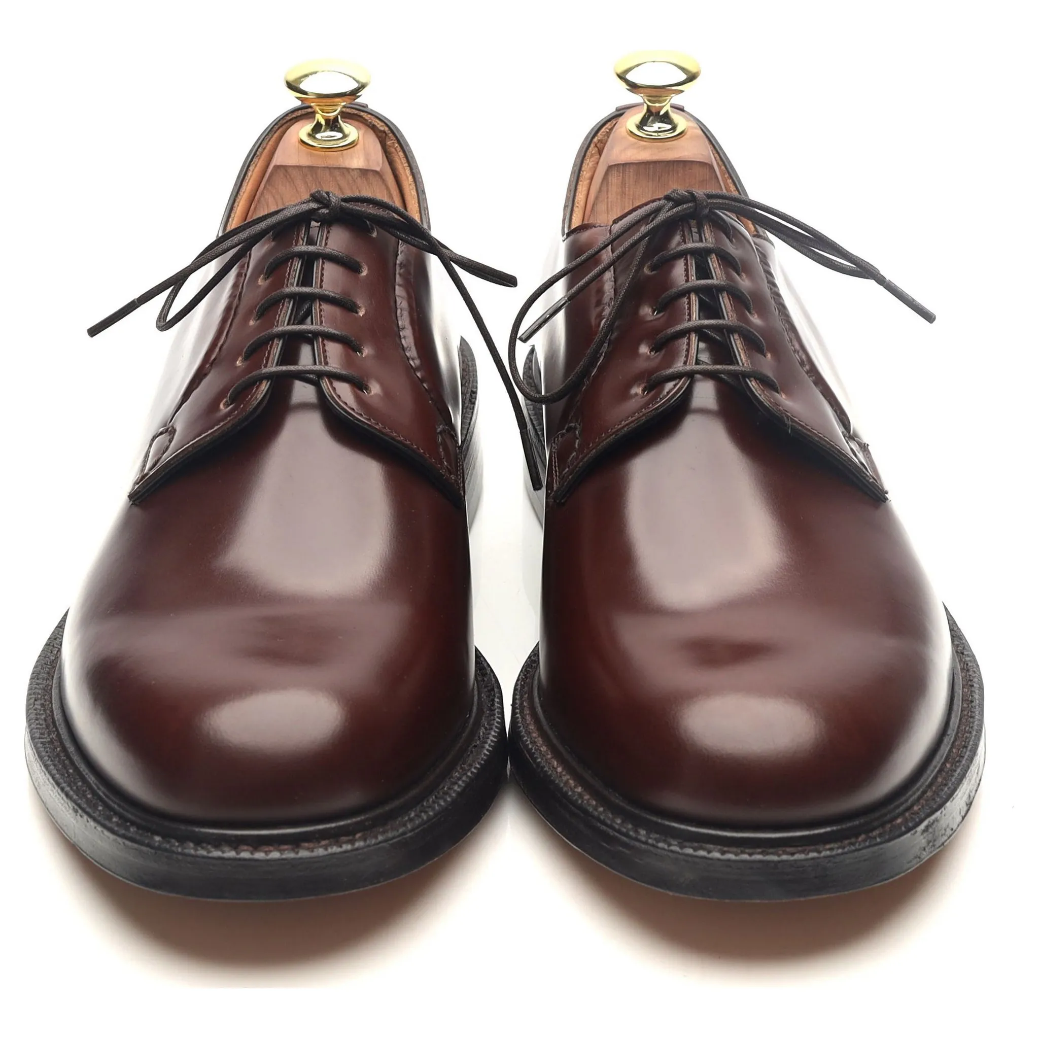 'Shannon' Brown Leather Derby UK 8 F