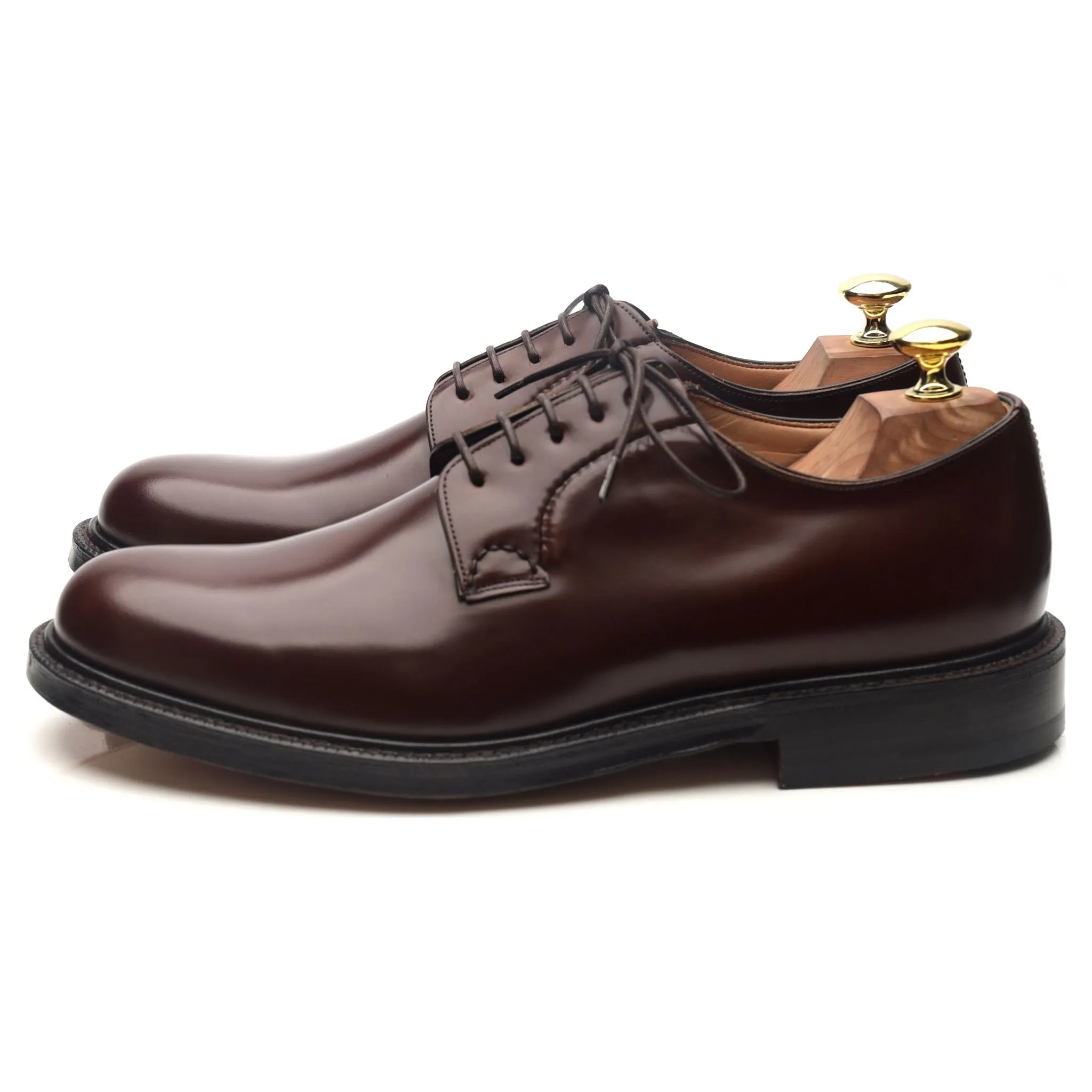 'Shannon' Brown Leather Derby UK 8 F