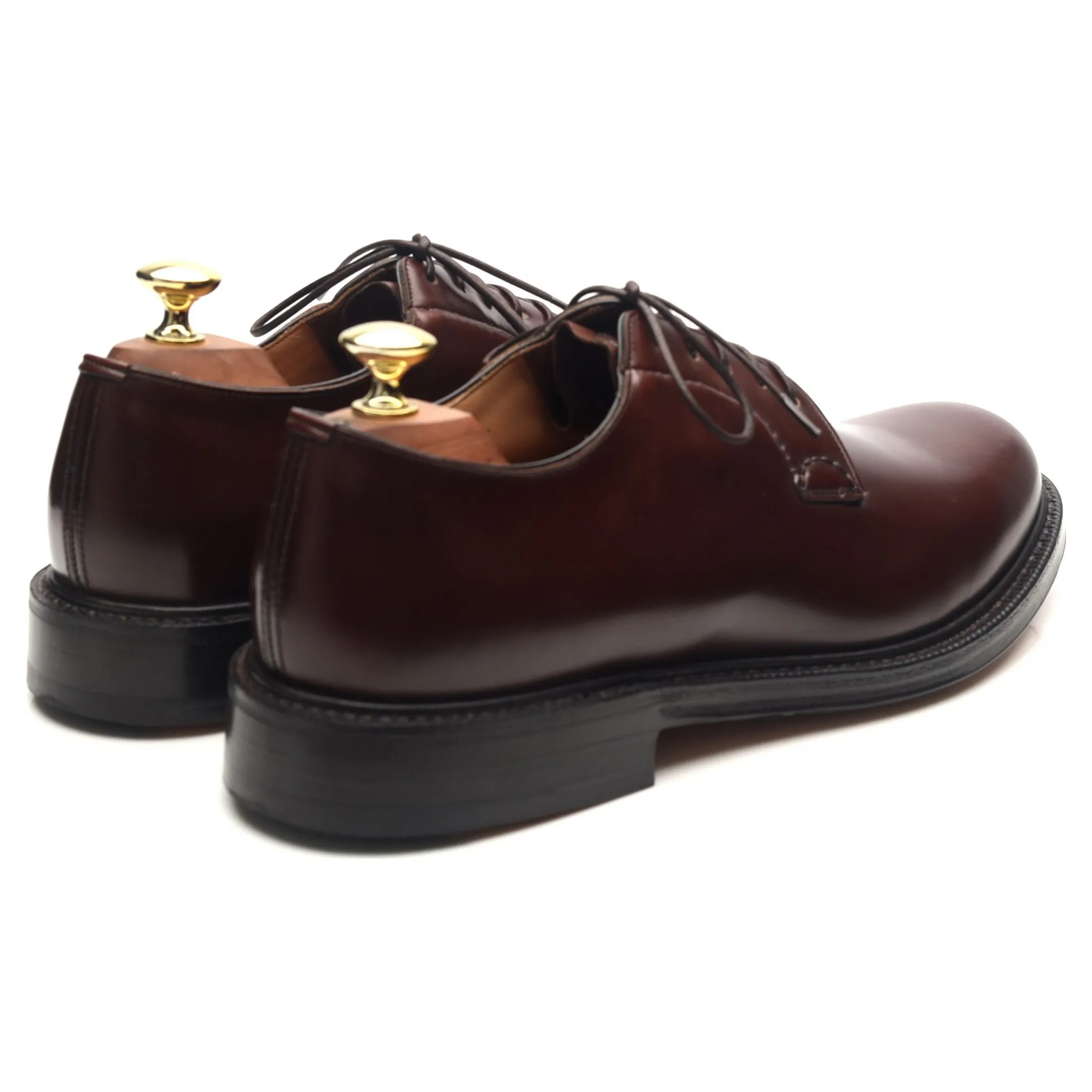 'Shannon' Brown Leather Derby UK 8 F