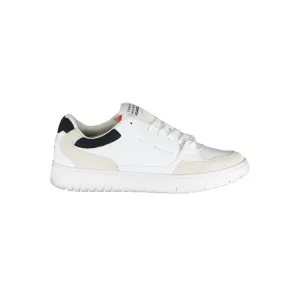 Tommy Hilfiger White Polyethylene Men Sneaker