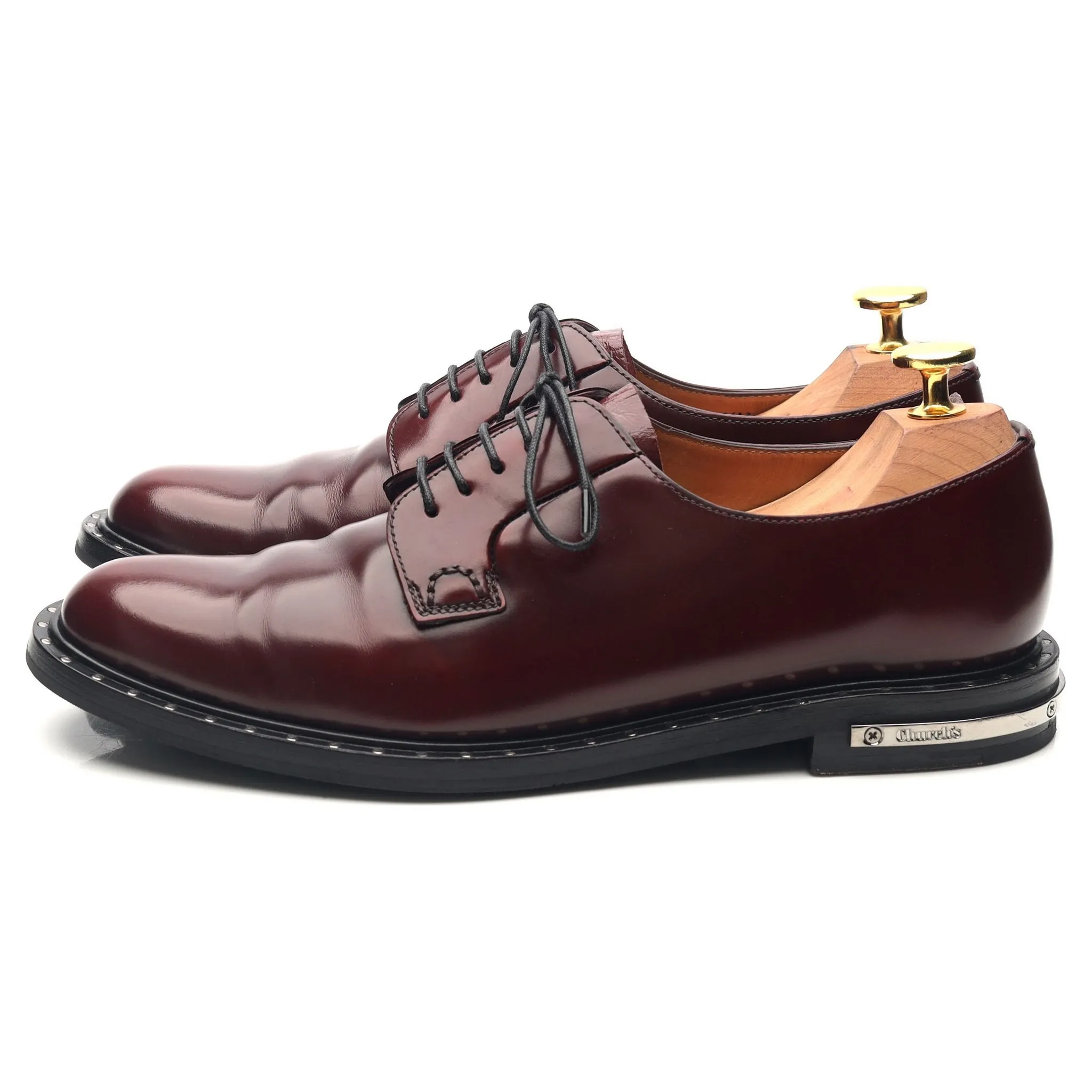 Women's 'Rebecca Met' Burgundy Leather Derby UK 6 EU 39