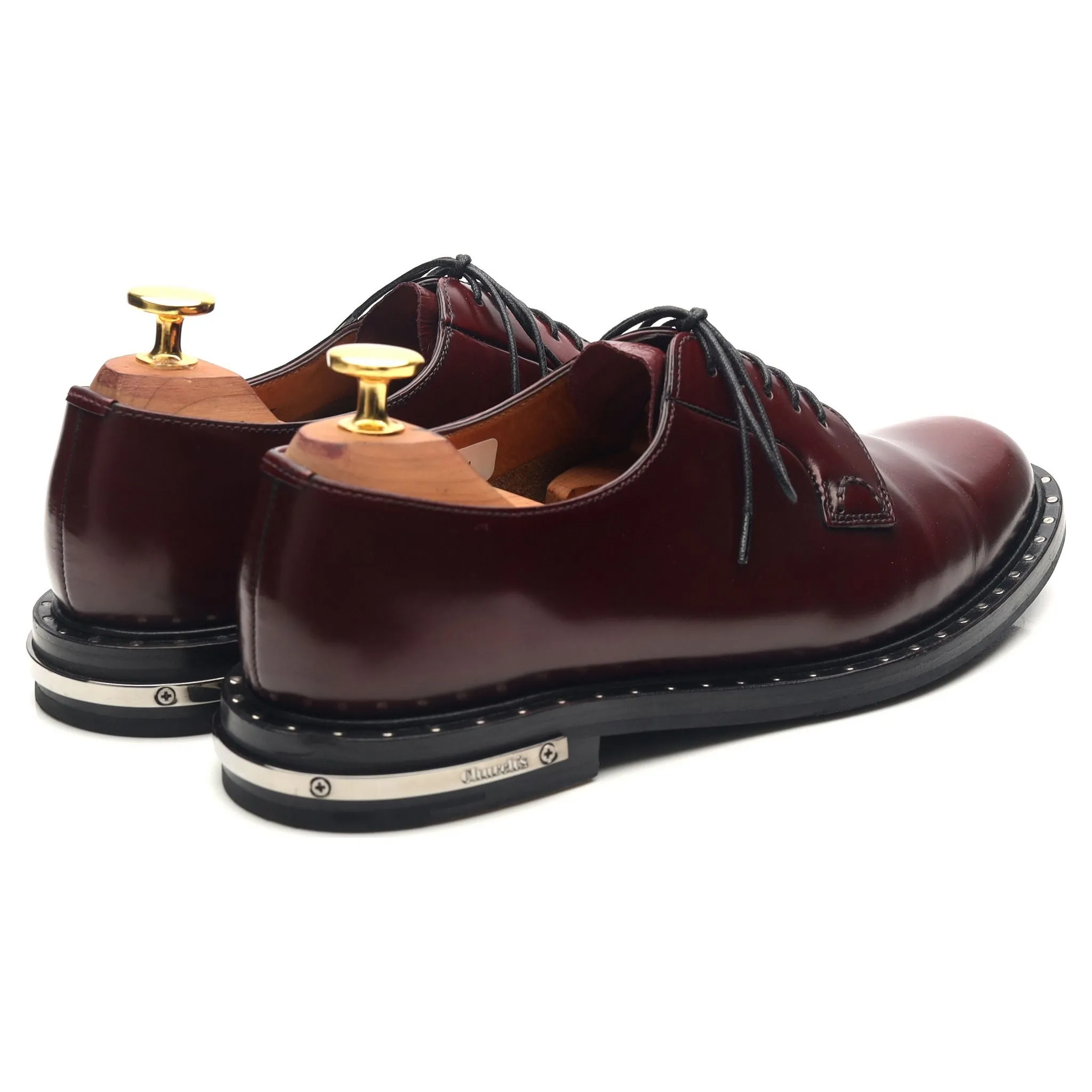 Women's 'Rebecca Met' Burgundy Leather Derby UK 6 EU 39