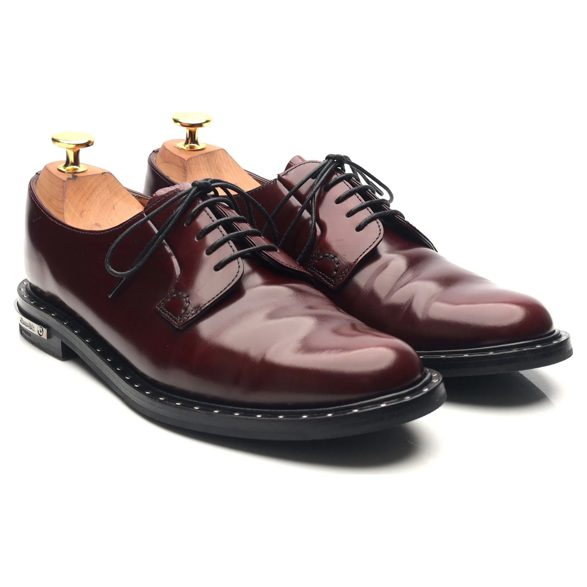 Women's 'Rebecca Met' Burgundy Leather Derby UK 6 EU 39